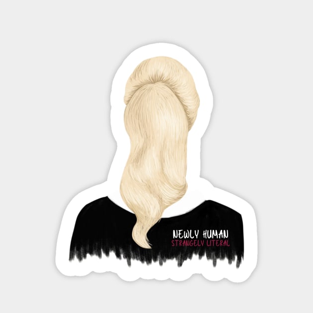Anya - Newly human & strangely literal Sticker by likeapeach